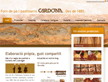 Tablet Screenshot of pastisseriacardona.com